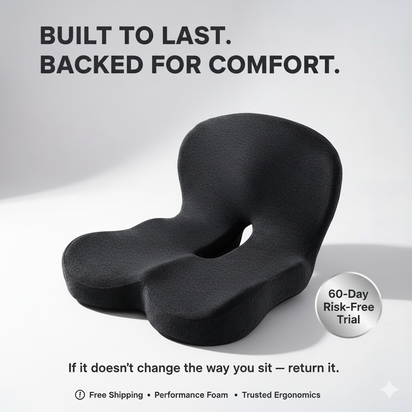 Ovani™ Ergonomic Memory Foam Seat Cushion