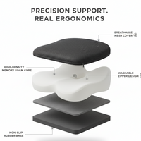 Ovani™ Ergonomic Memory Foam Seat Cushion